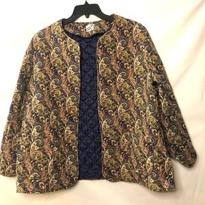 Barry Ashley Paisley Quilted Jacket